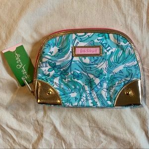 NWT Lilly Pulitzer ADPi zipper makeup bag